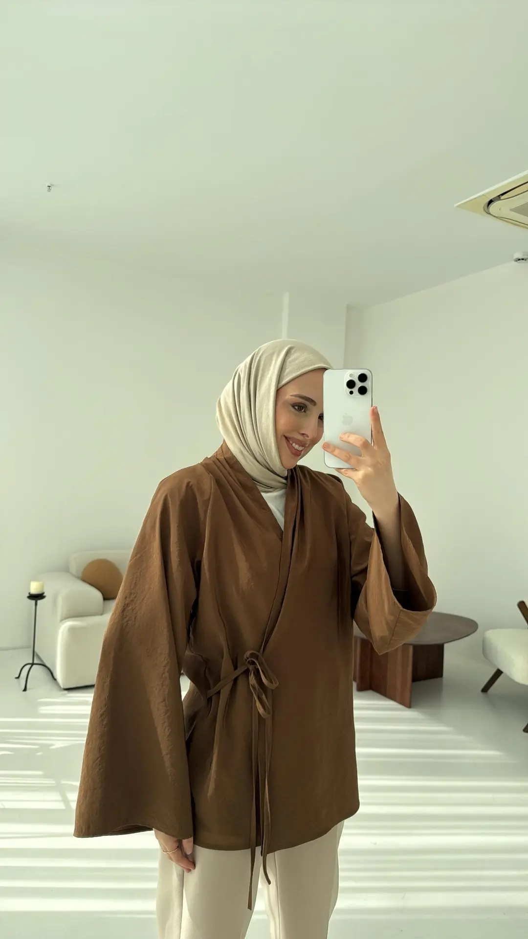 Orijinal Marka Kimono Kahve - Görsel 6