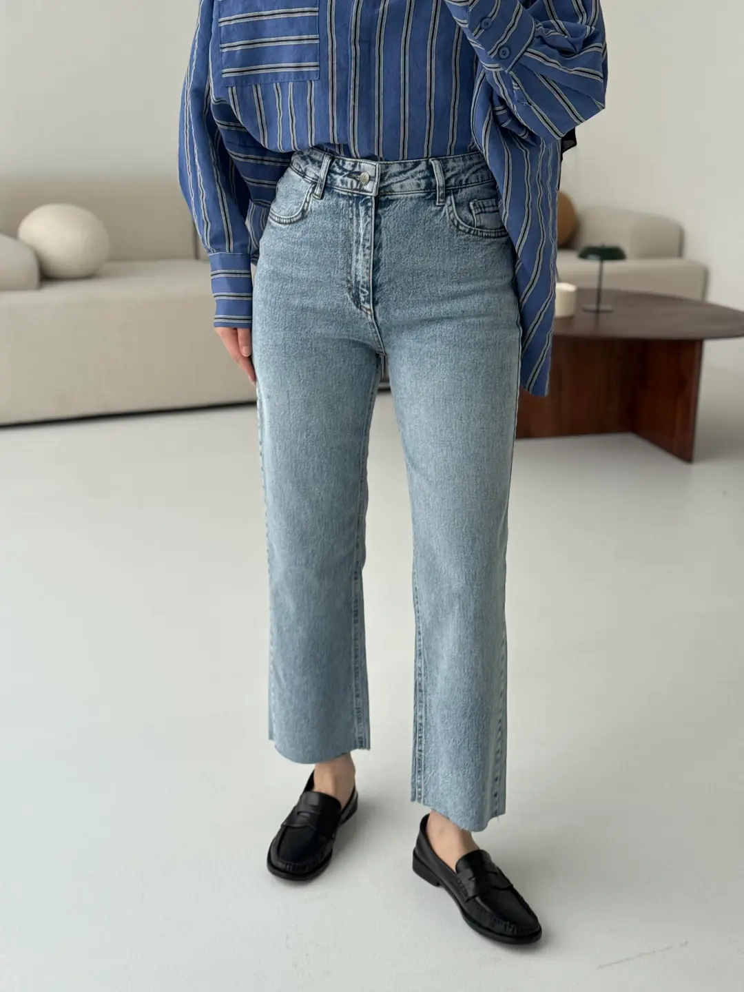 Premium Paçası Kesik Jean R62 - Görsel 3