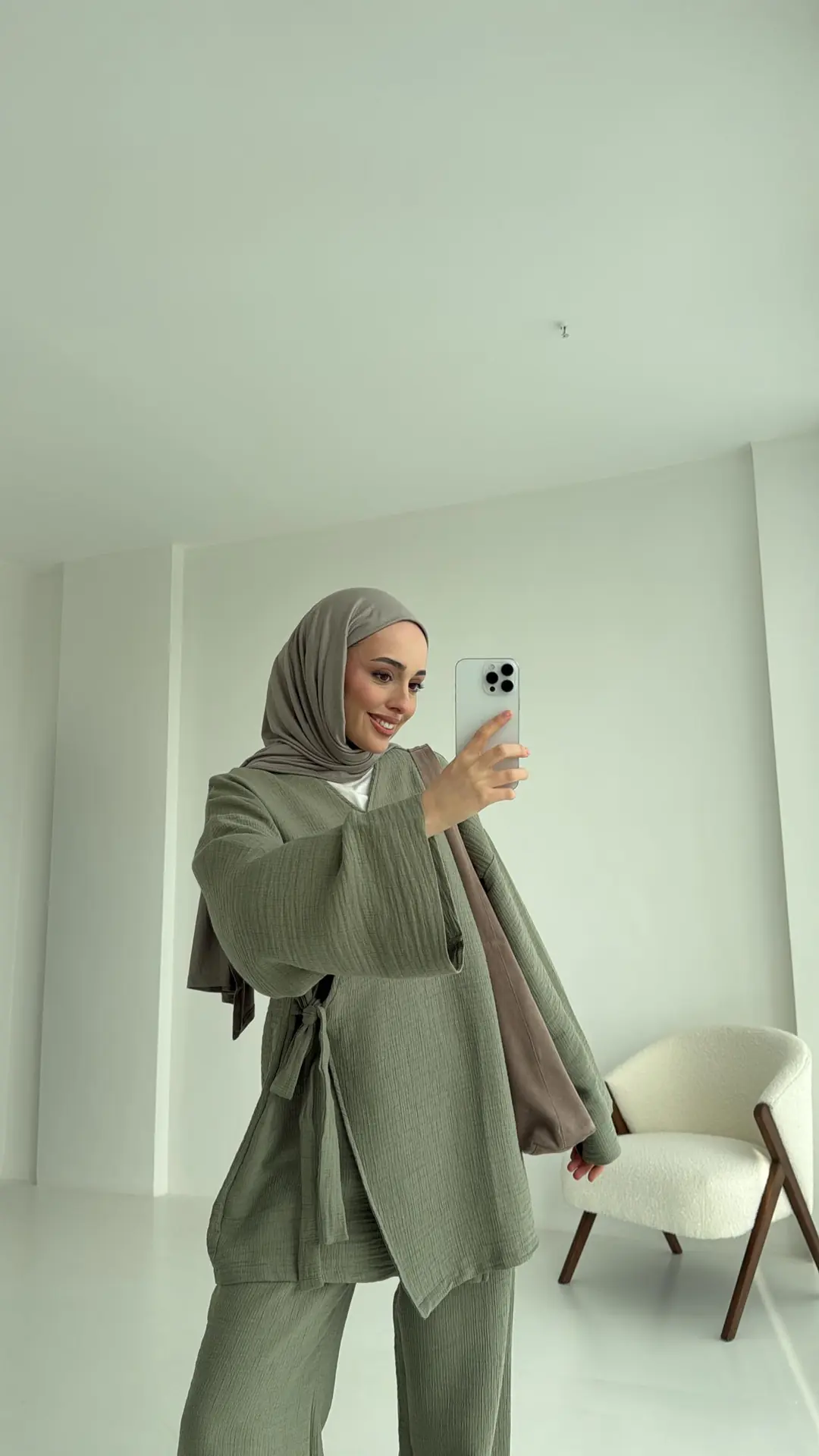 8532 Bağlamlı Takım Haki - Görsel 3