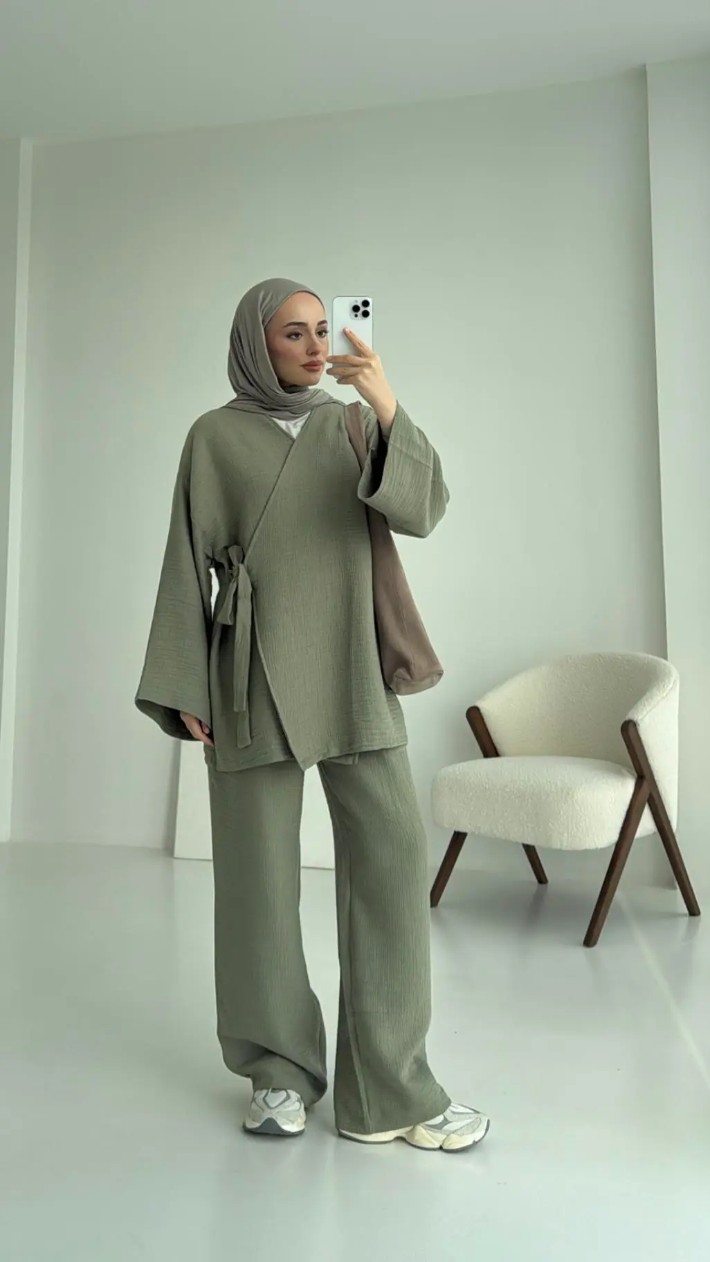 8532 Bağlamlı Takım Haki - Görsel 4