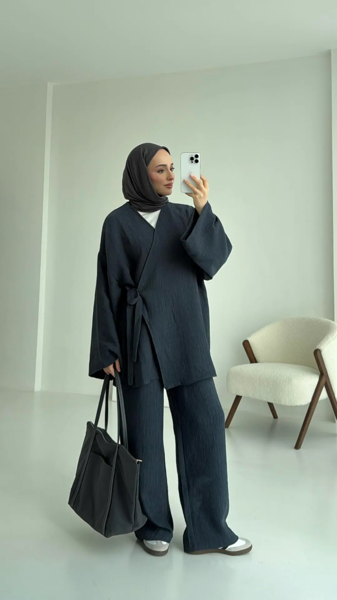 8532 Bağlamlı Takım Lacivert