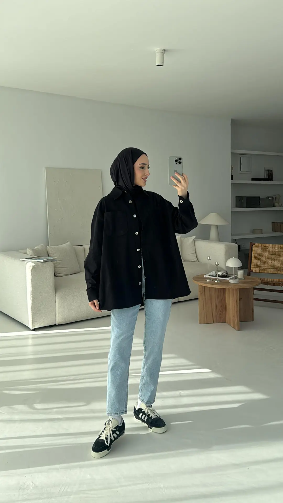 Apero Baskılı Gabardin Ceket Siyah - Görsel 2