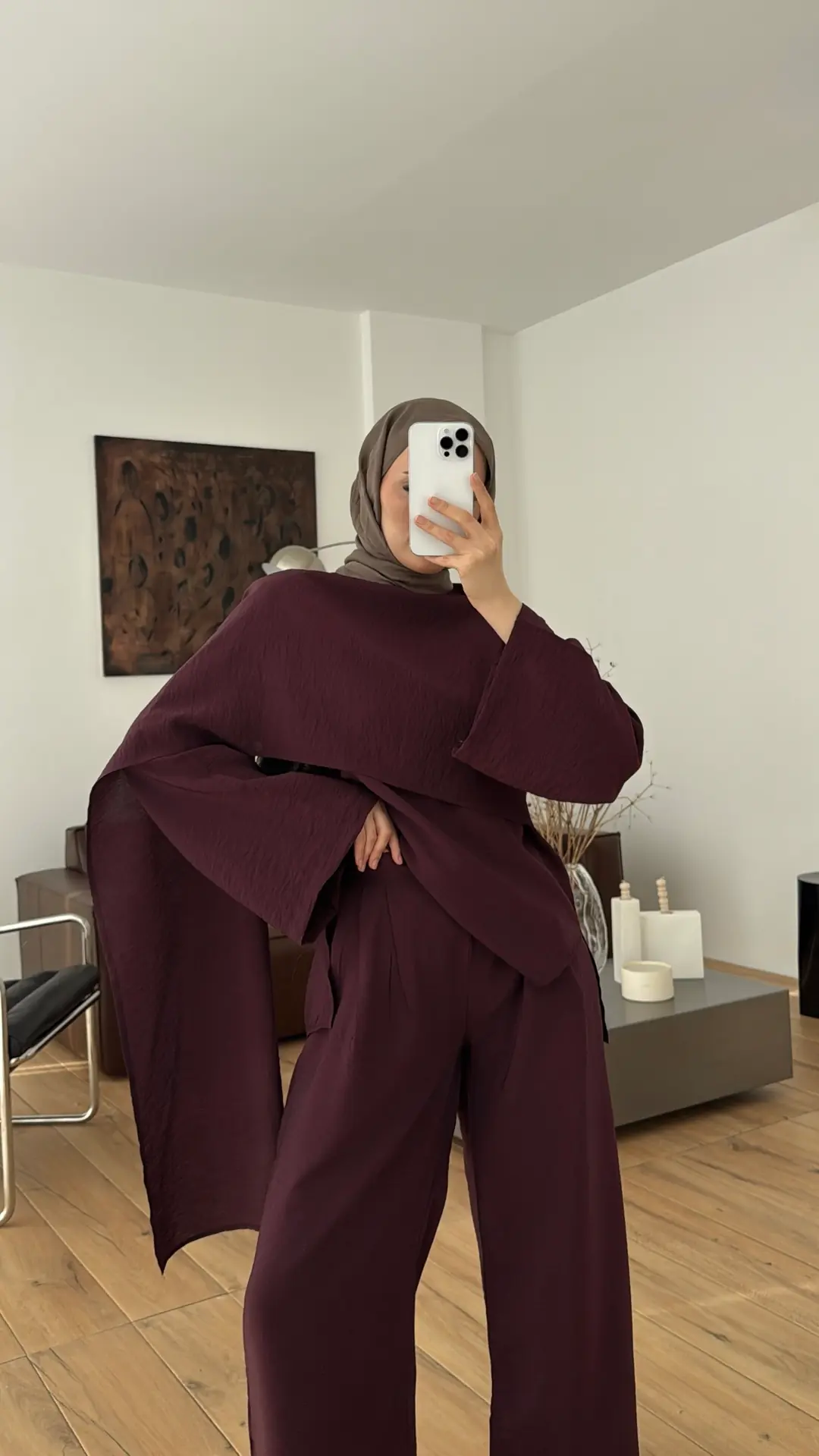 Atkılı Takım Bordo - Görsel 2