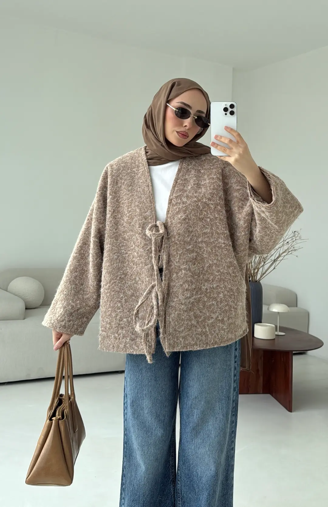 Bagcık Detay Oversize Ceket - Görsel 2