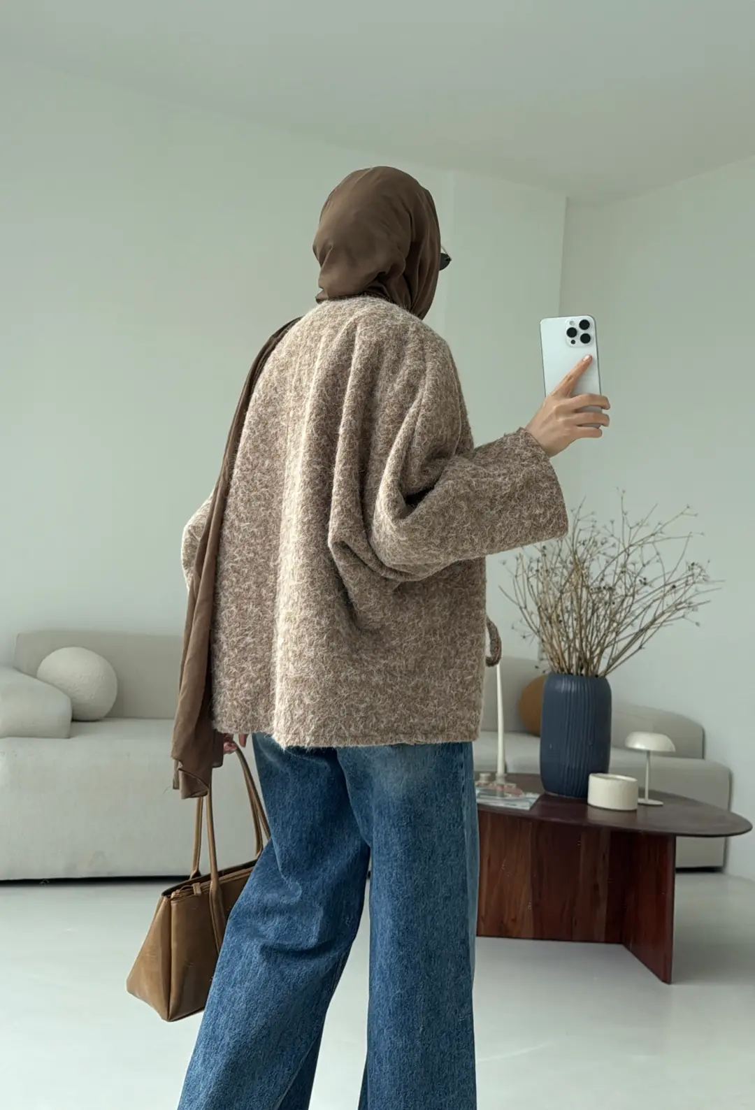 Bagcık Detay Oversize Ceket - Görsel 3