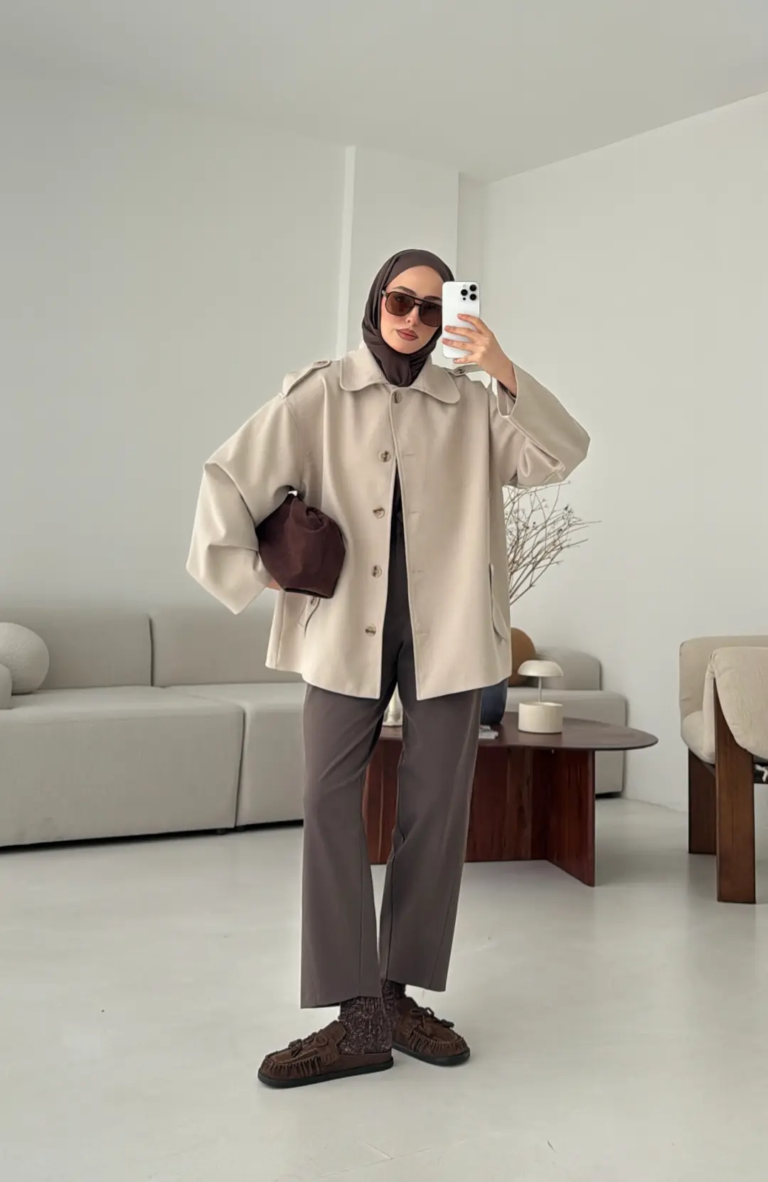 Bağlamalı Trenç Taş - Görsel 8