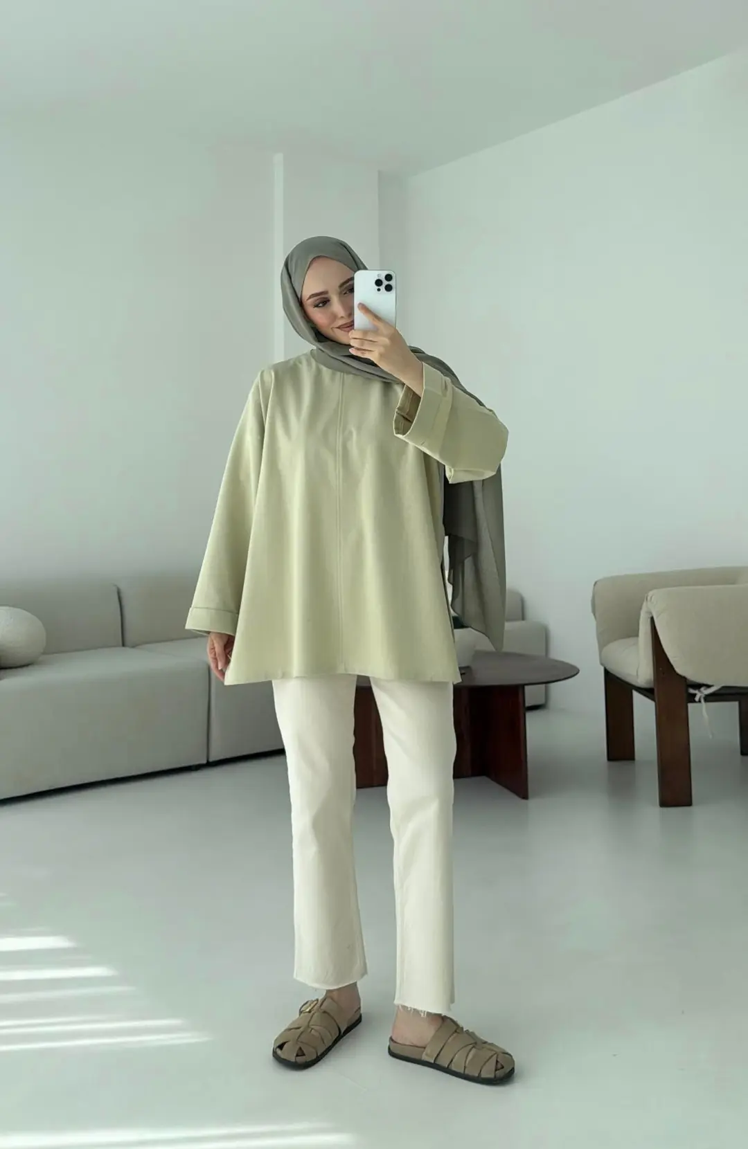 Bağlamalı Yanı Yırtmaç Detay Sweat Cagla