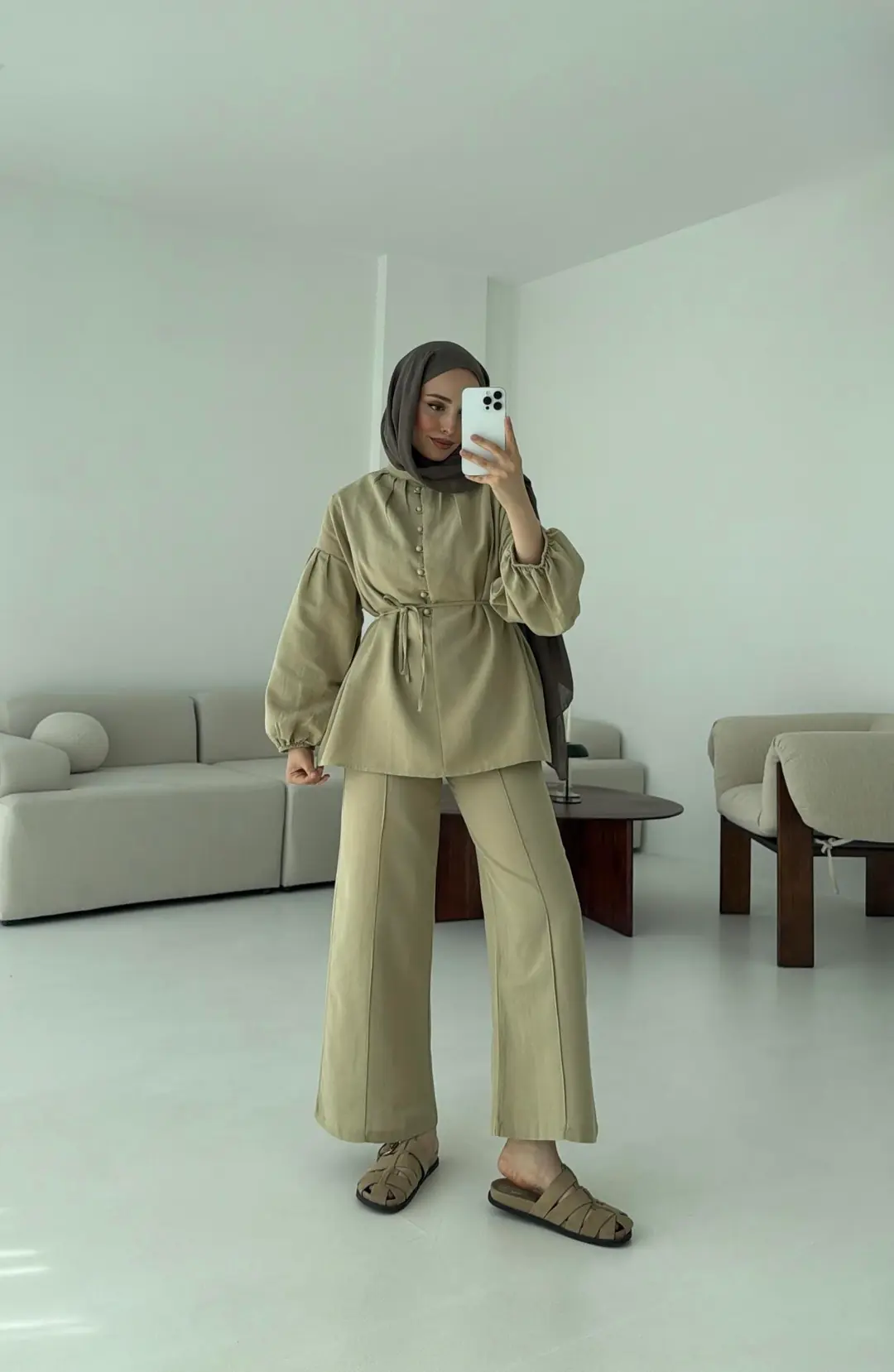 Balon Kol Takım Haki - Görsel 3