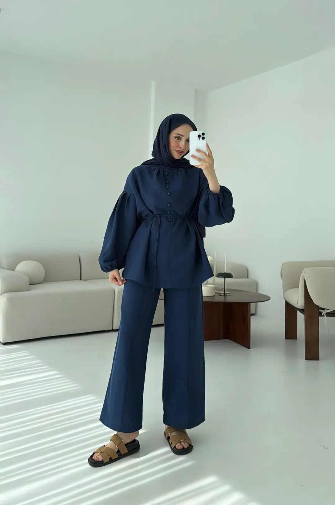 Balon Kol Takım Lacivert - Görsel 7