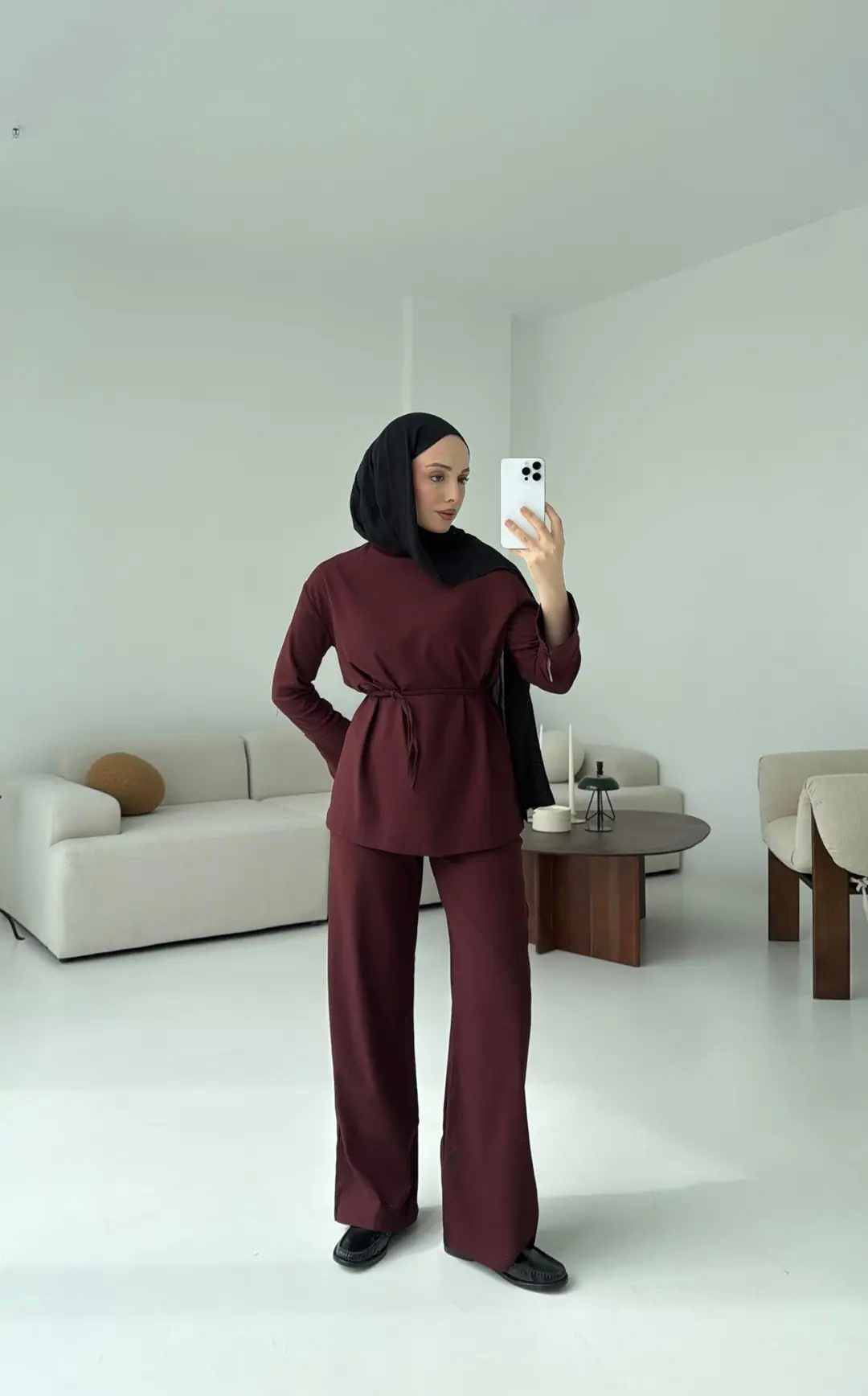 Basıc Bağlamalı Takım Bordo