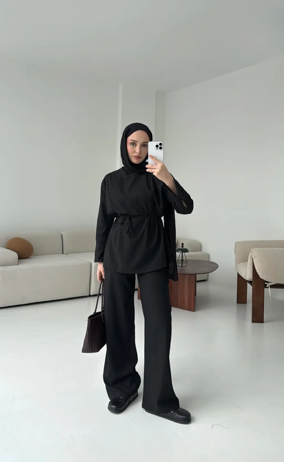 Basıc Bağlamalı Takım Siyah - Görsel 2