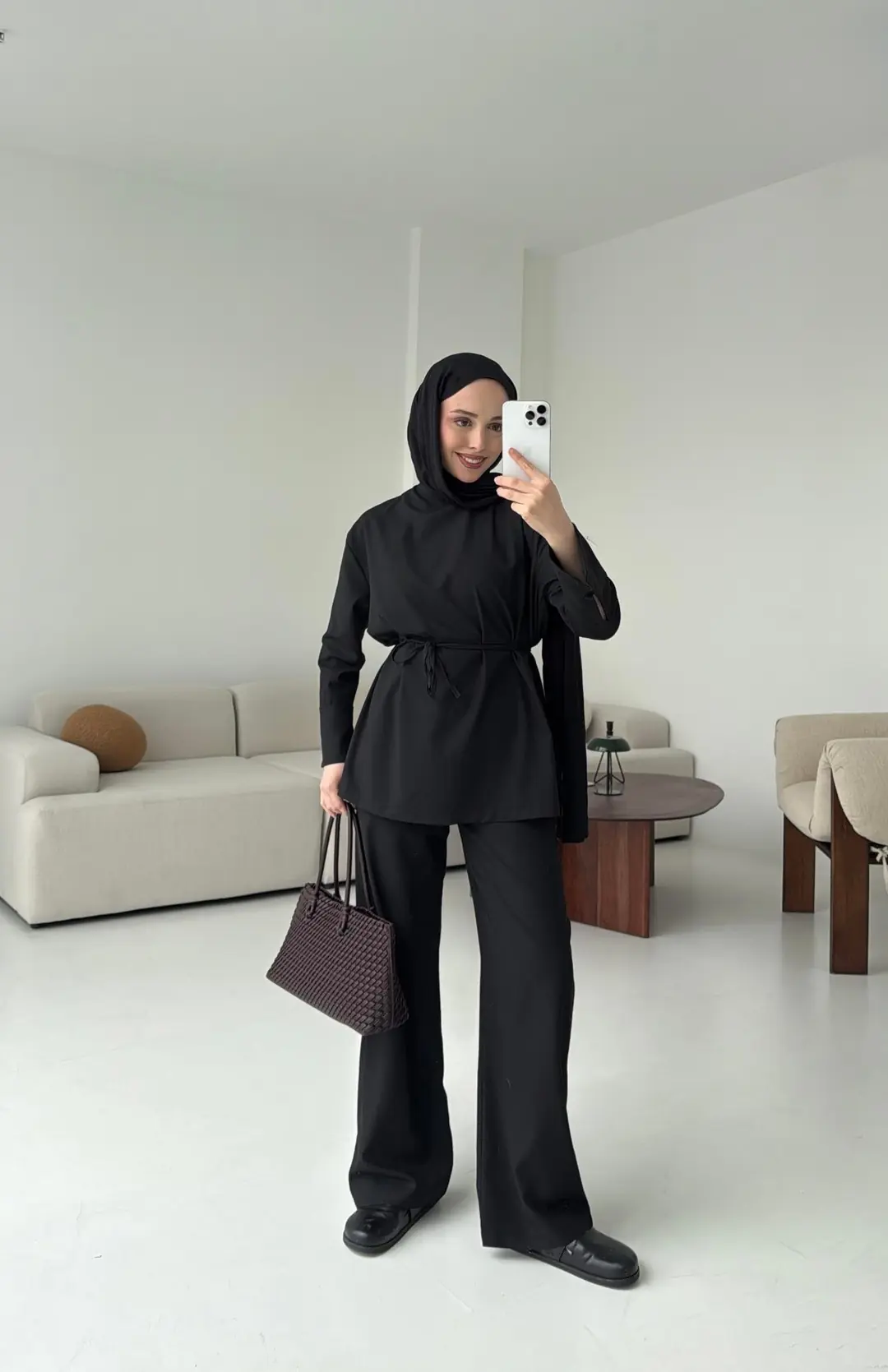 Basıc Bağlamalı Takım Siyah - Görsel 3