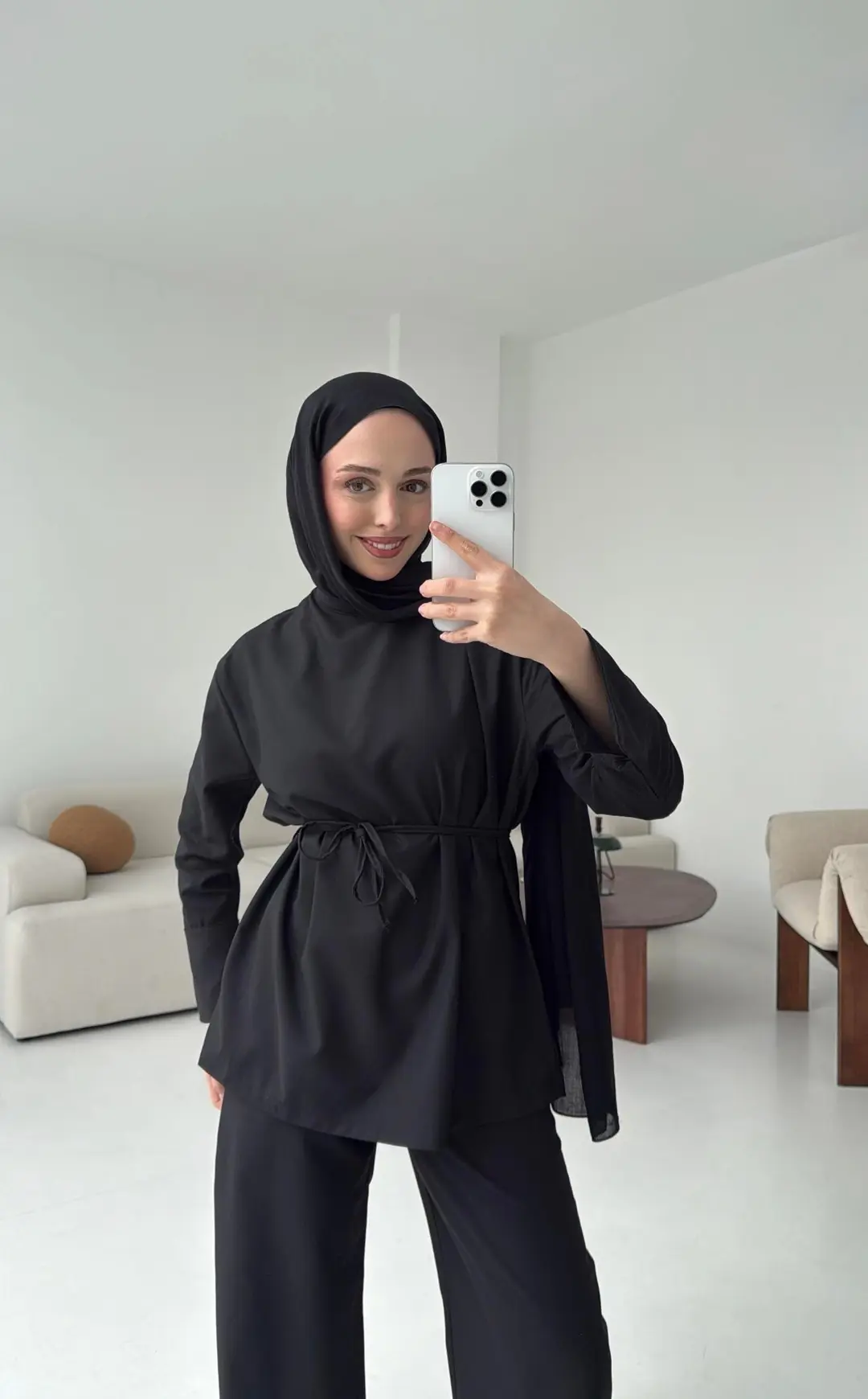 Basıc Bağlamalı Takım Siyah - Görsel 5