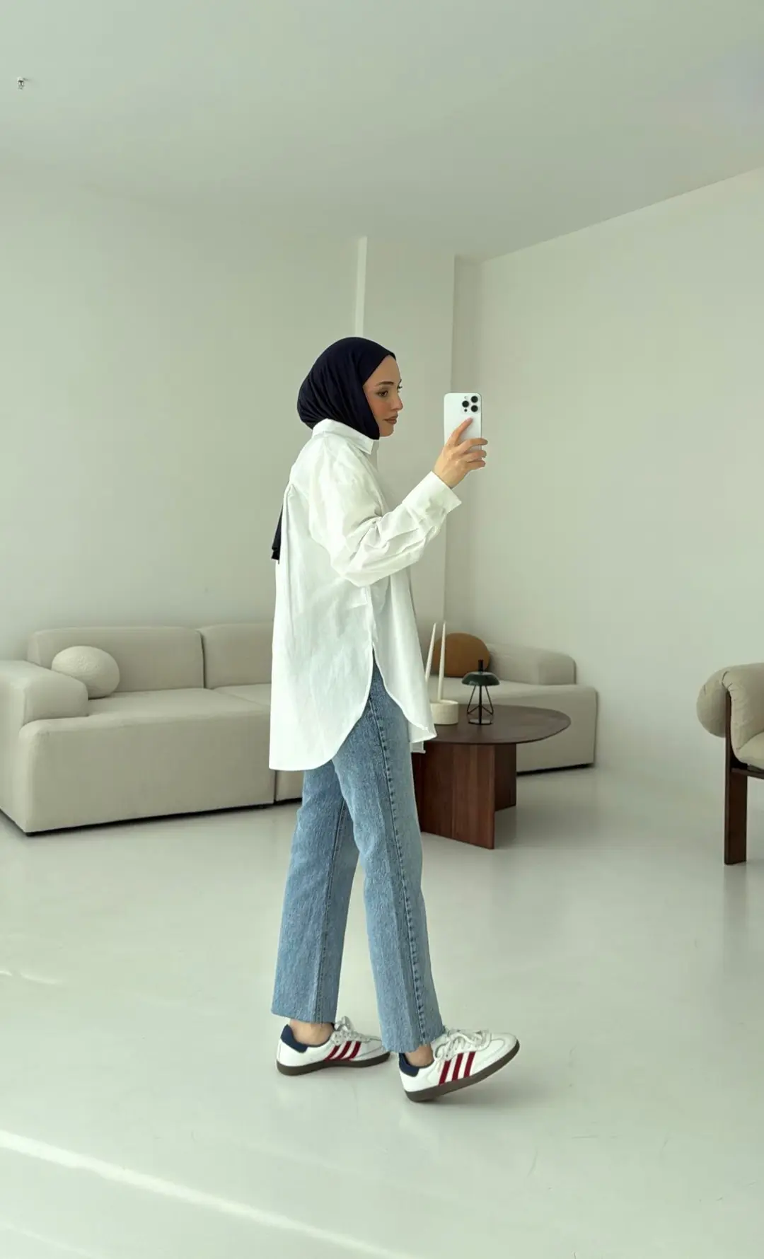 Basic Beyaz Gömlek - Görsel 3