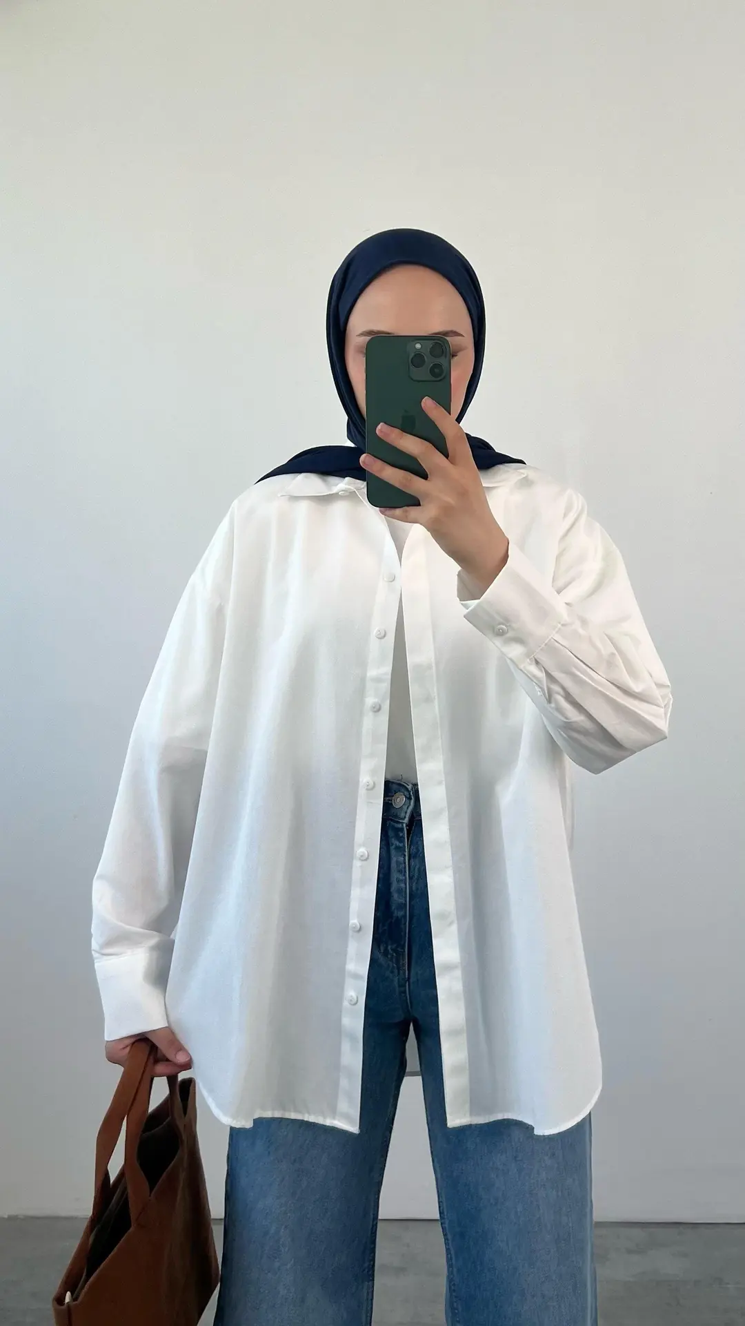 Basic Beyaz Gömlek - Görsel 4