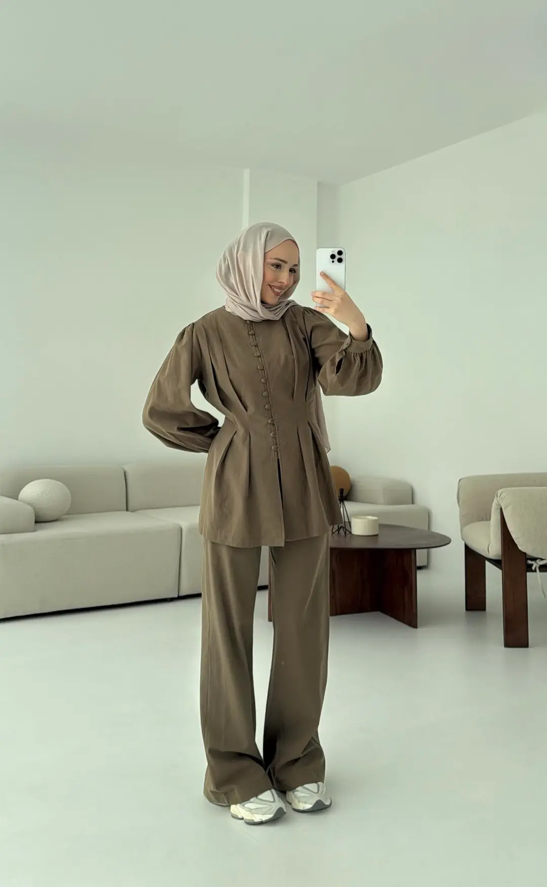 Beli Pensli Takım Haki - Görsel 4