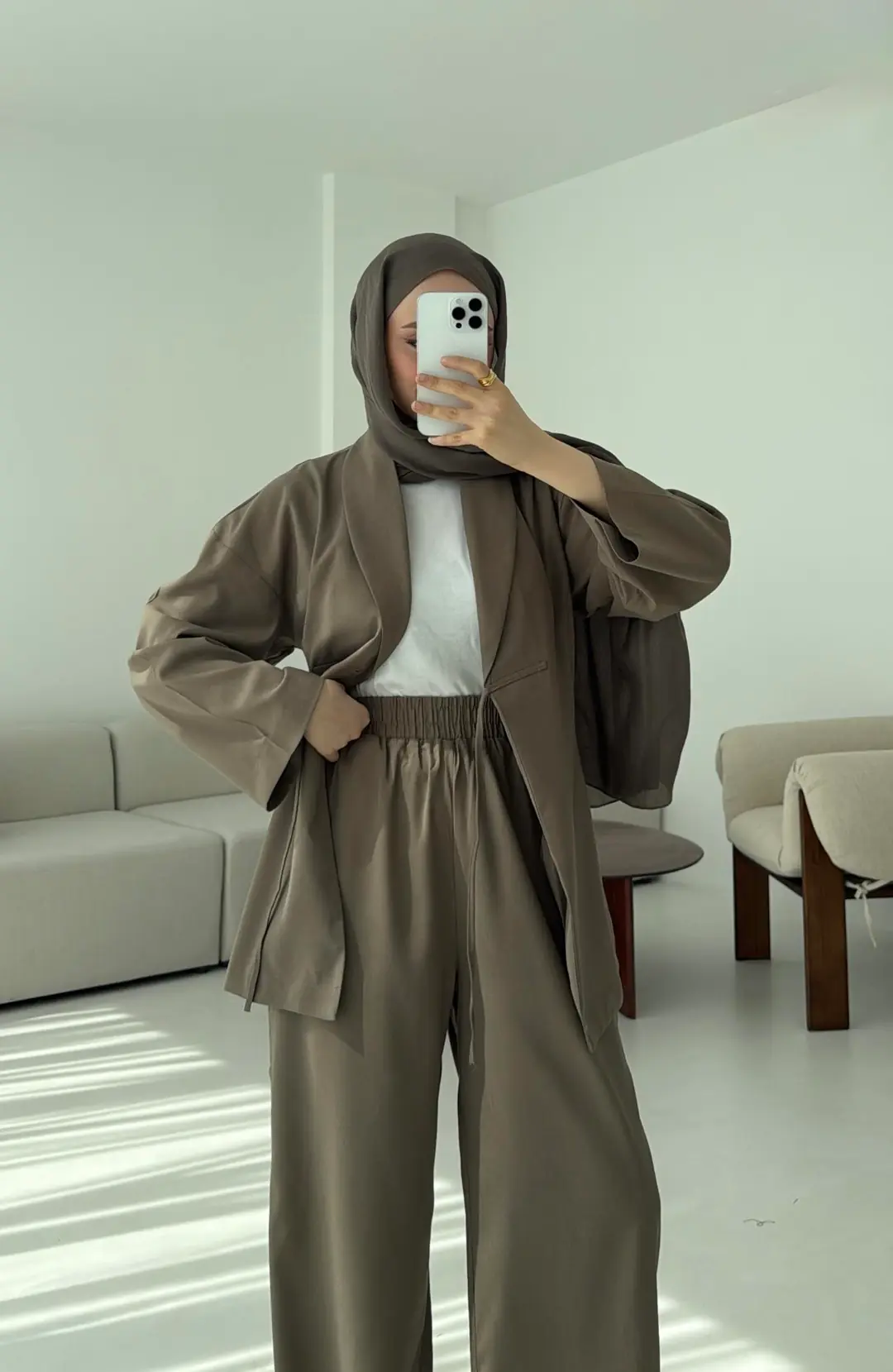 Beliza Viskon Takım Vizon - Görsel 7