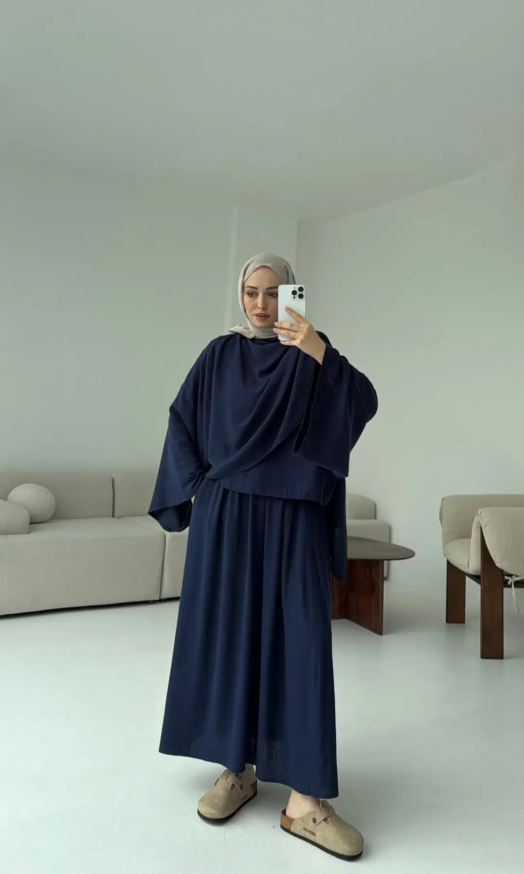 Bohem Etekli Takım Lacivert