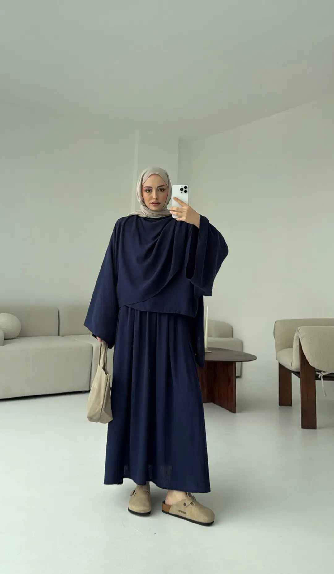 Bohem Etekli Takım Lacivert - Görsel 10