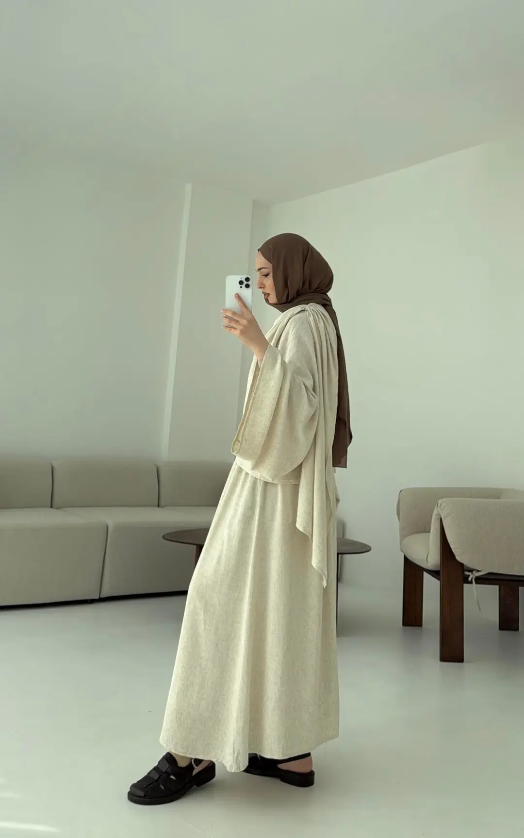 Bohem Etekli Takım Natur - Görsel 4