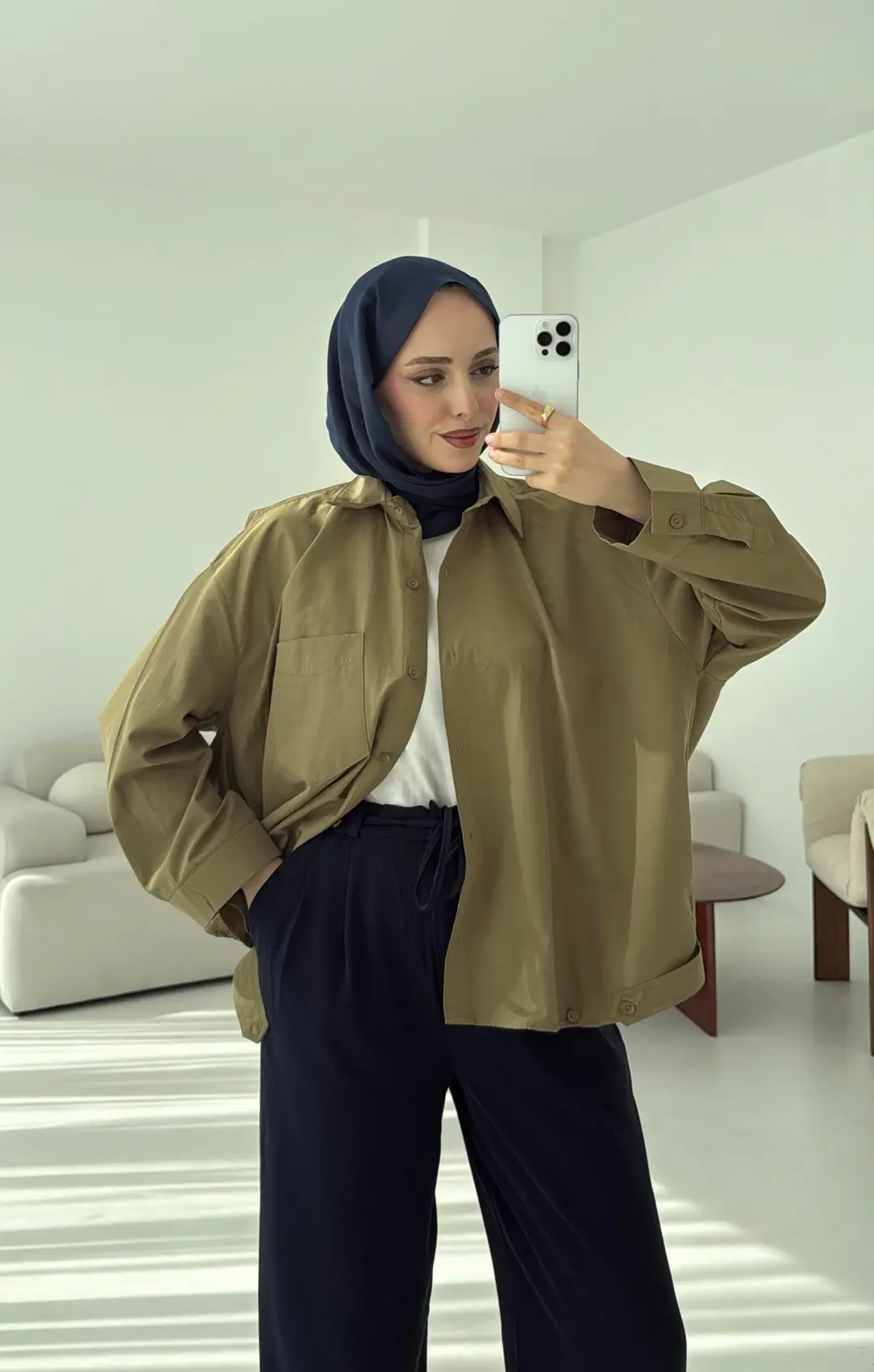 Bomber Gömlek Haki - Görsel 6