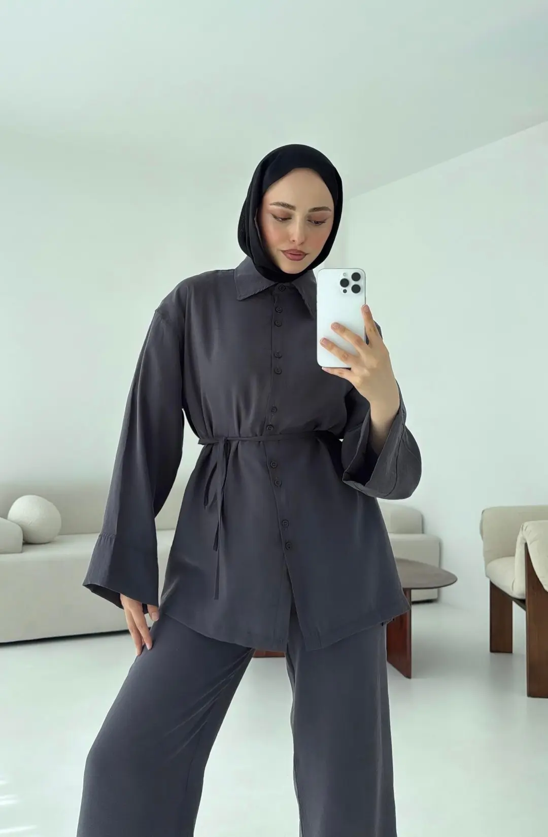 Bonita Takım Antrait - Görsel 6