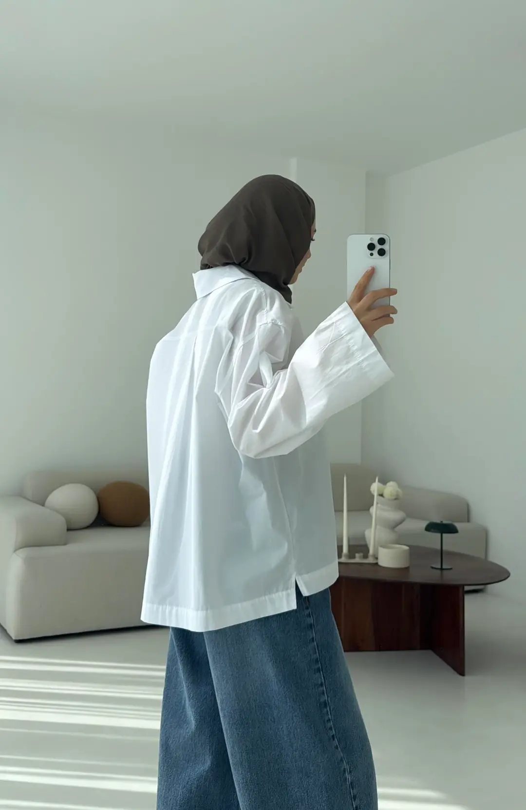 Boxfıt Beyaz Gömlek - Görsel 3