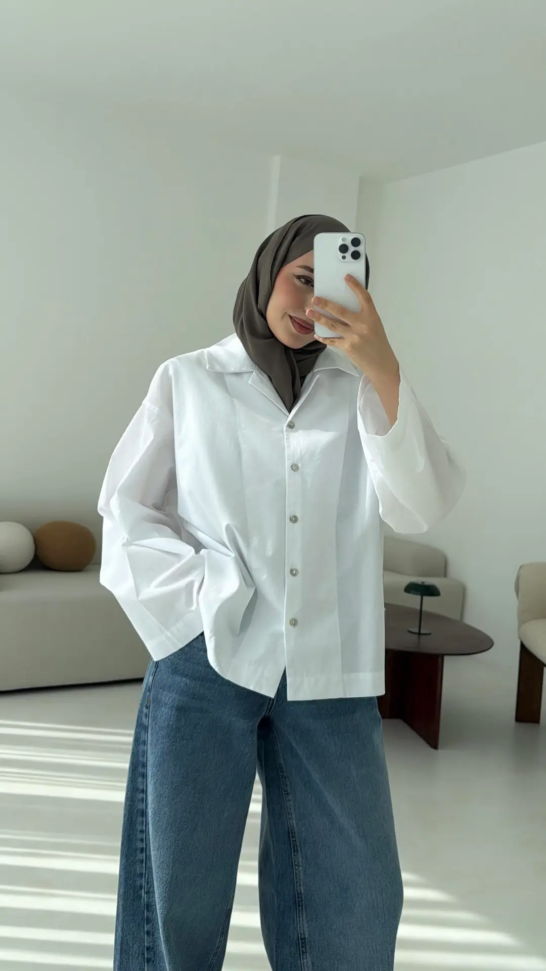 Boxfıt Beyaz Gömlek - Görsel 5