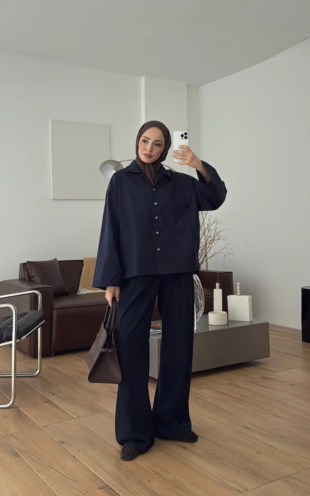 Boxfıt Gömlek Lacivert - Görsel 2