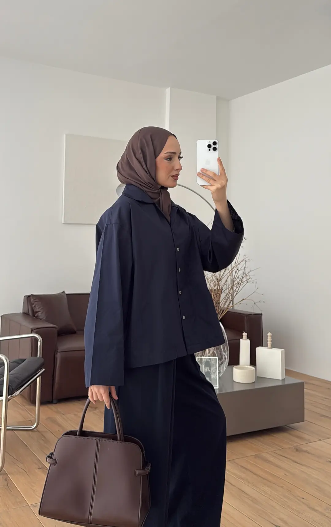 Boxfıt Gömlek Lacivert - Görsel 5