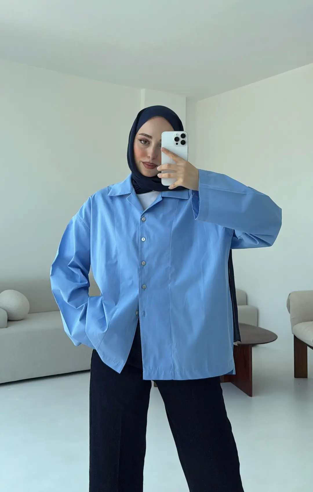 Boxfıt Mavi Gömlek