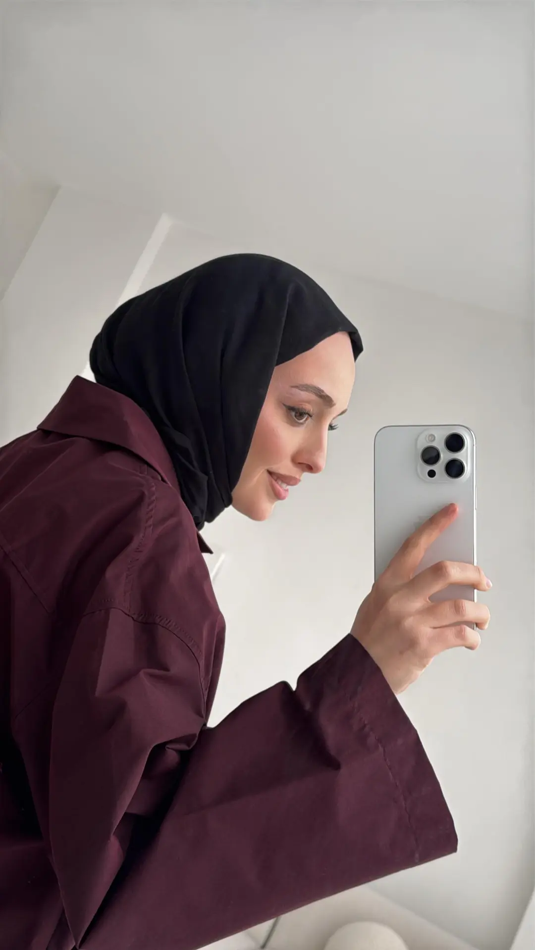 Boxfıt Mürdüm Gömlek - Görsel 2