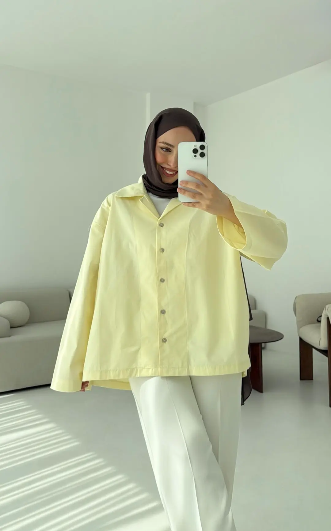 Boxfıt Sarı Gömlek - Görsel 2