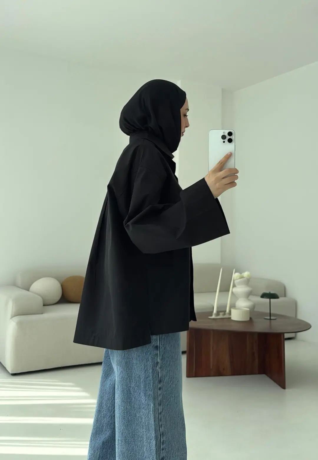 Boxfıt Siyah Gömlek - Görsel 4