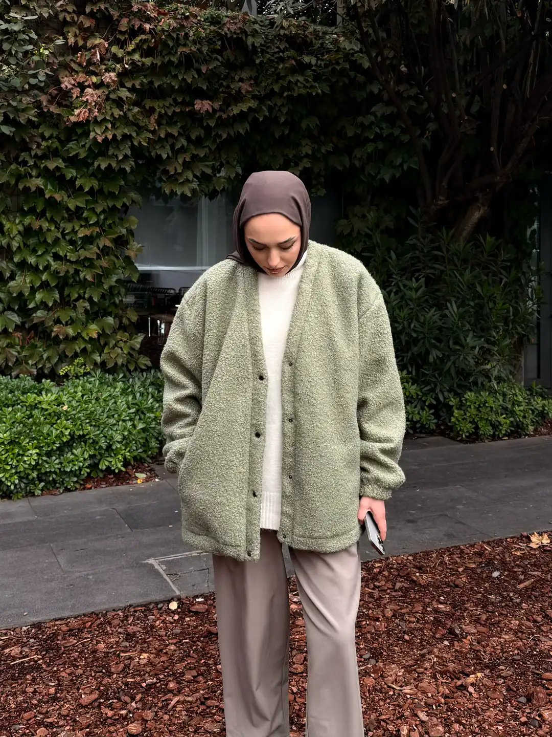 Buklet Oversize Bomber Ceket