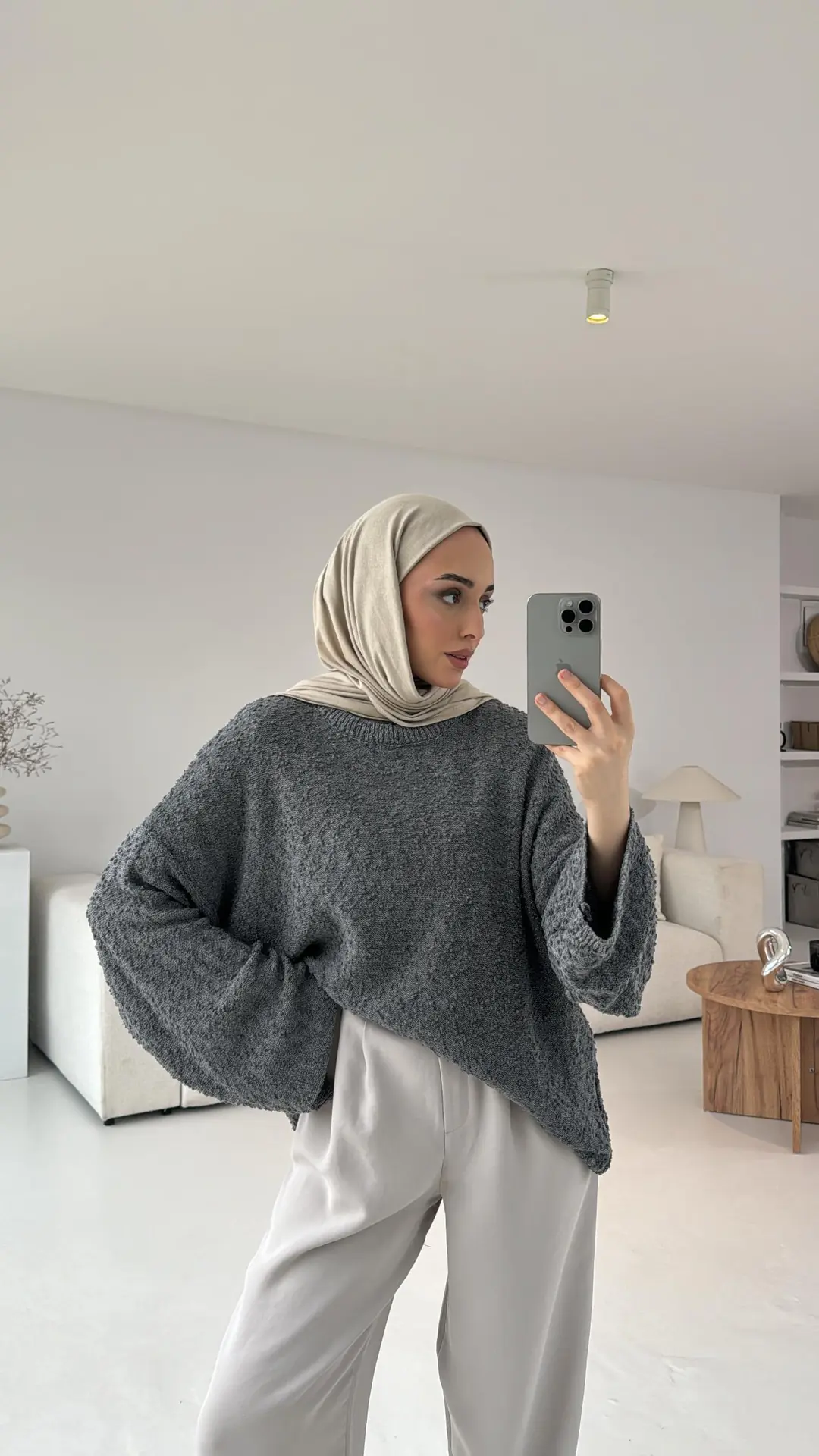 Bürümcüklü Kazak Gri - Görsel 3