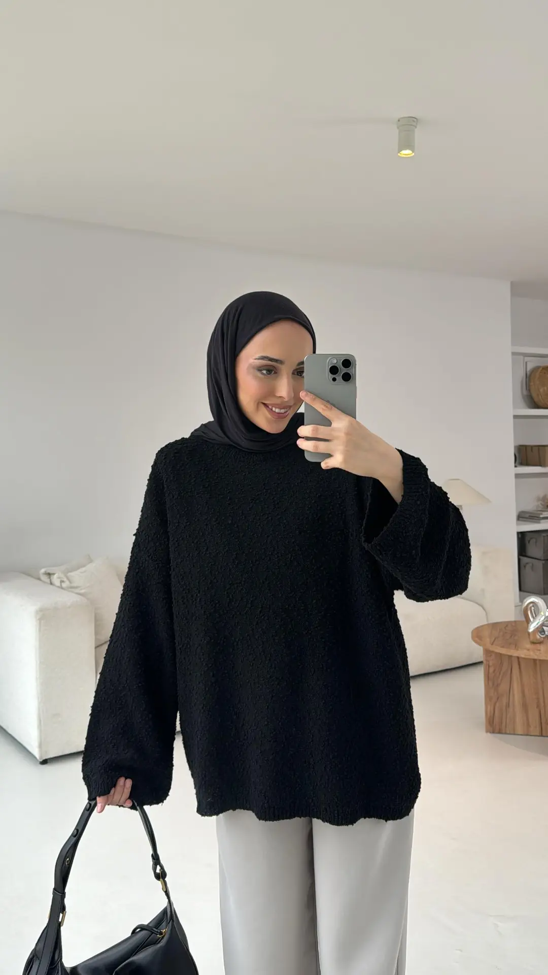 Bürümcüklü Kazak Siyah - Görsel 3