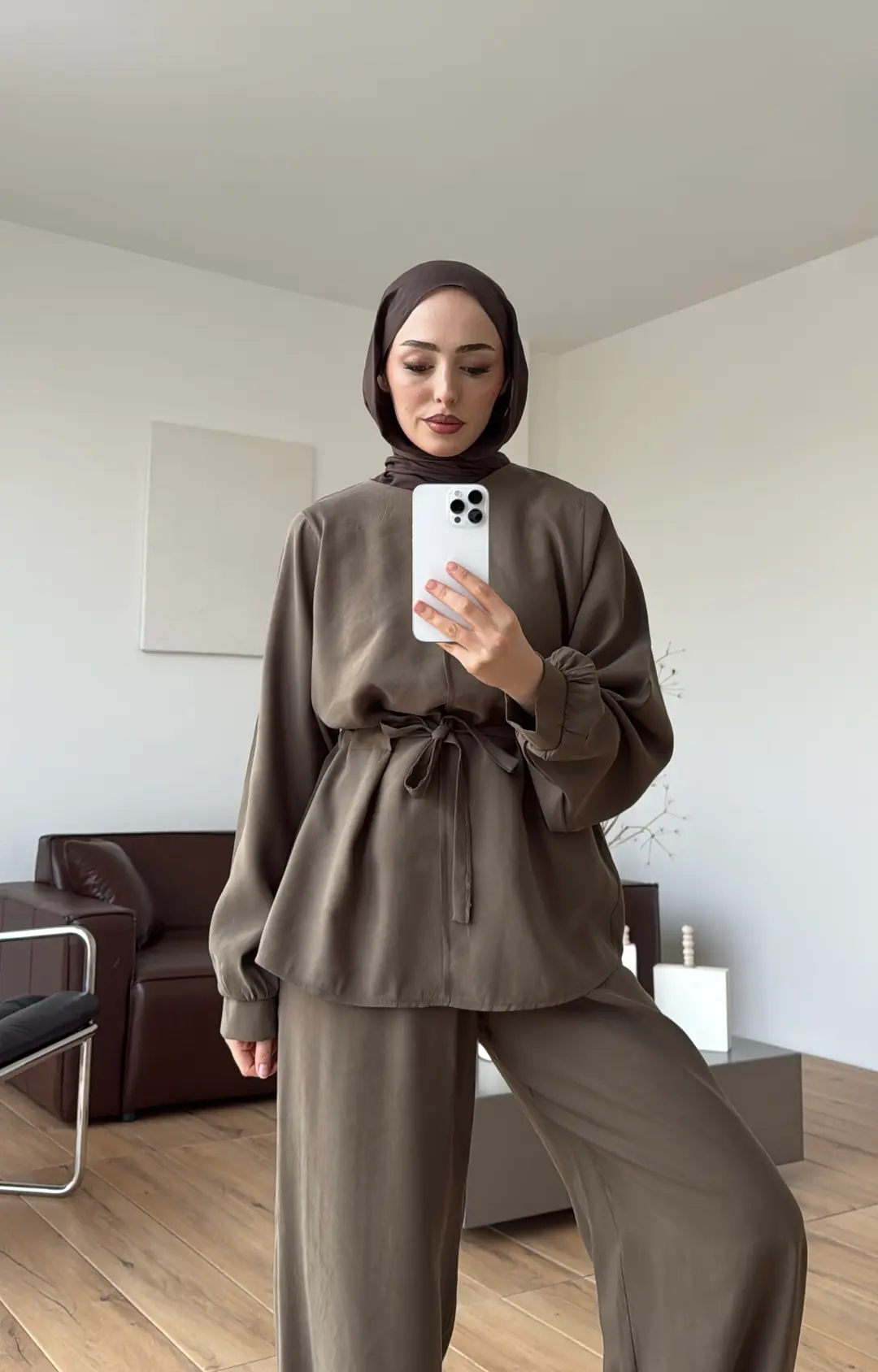 Büzgülü Takım Haki - Görsel 9