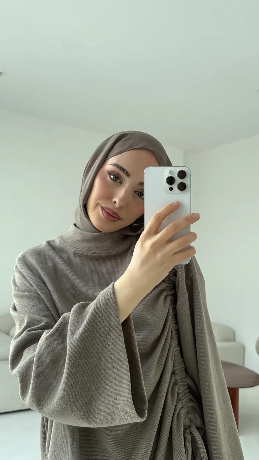 Büzgülü Takım Vizon - Görsel 5