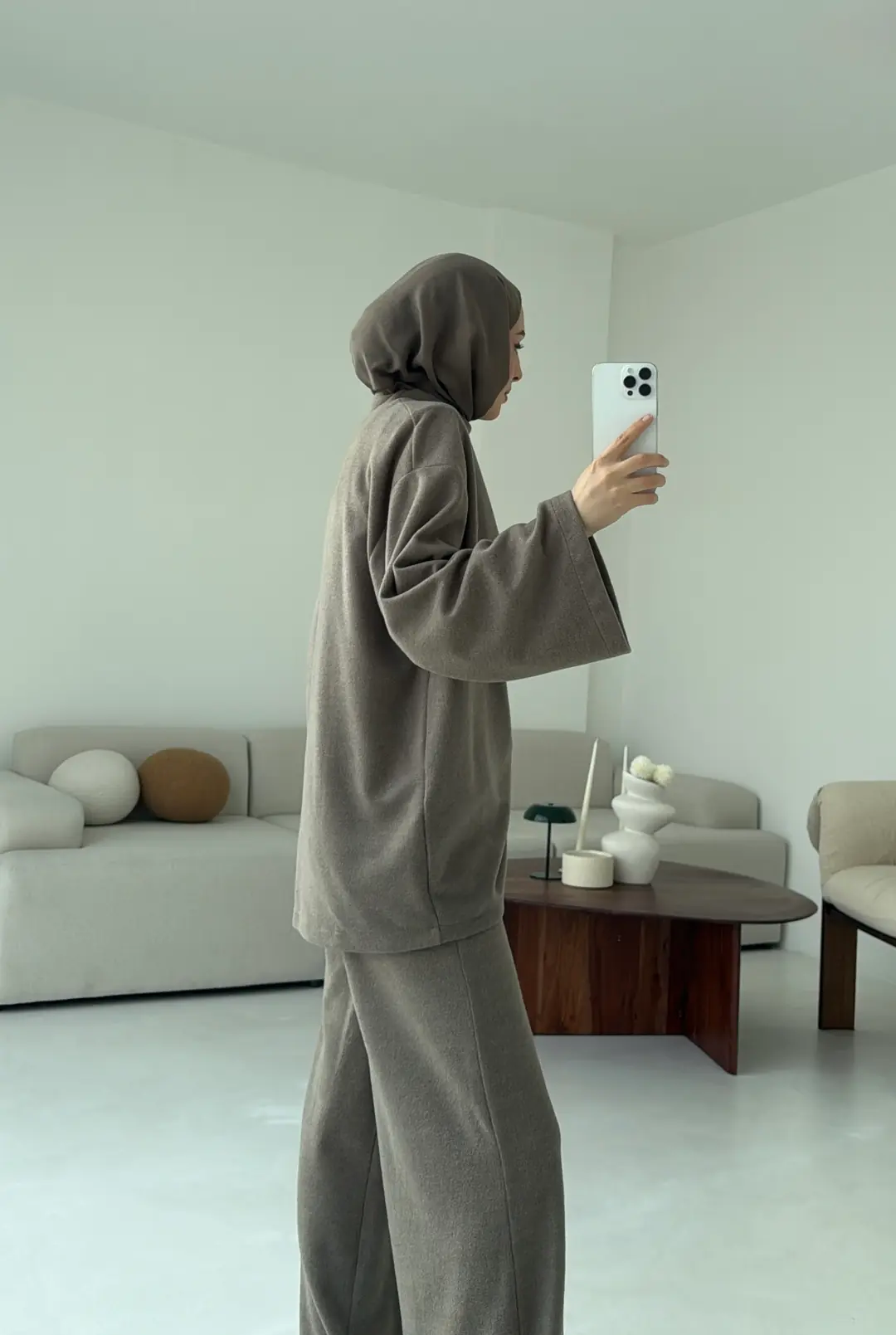 Büzgülü Takım Vizon - Görsel 9