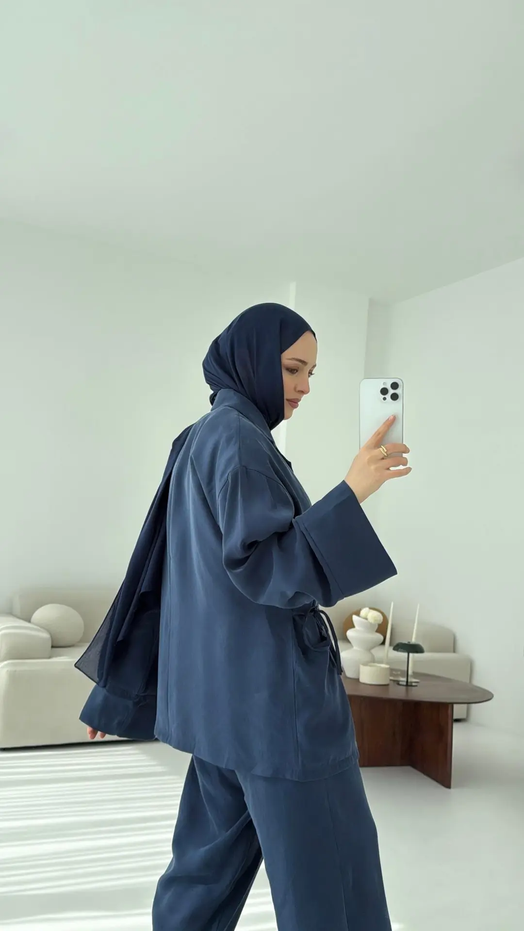 Çift Cepli Takım Lacivert - Görsel 6