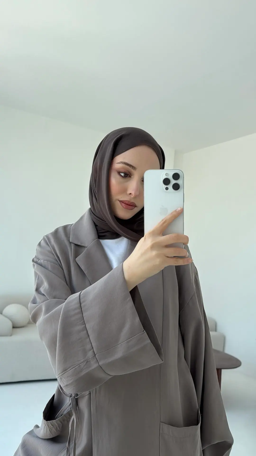 Çift Cepli Takım Vizon - Görsel 7