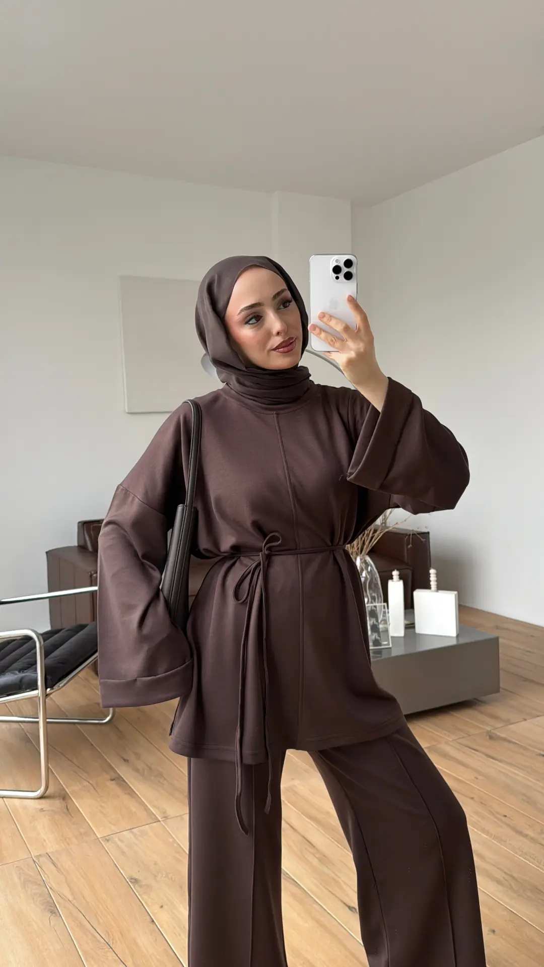 Cimalı Oysho Takım Kahve - Görsel 2