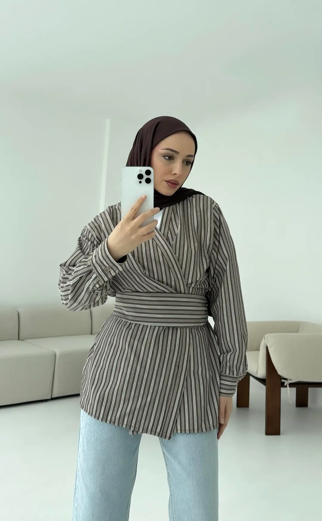 Çizgili Kimono - Görsel 2