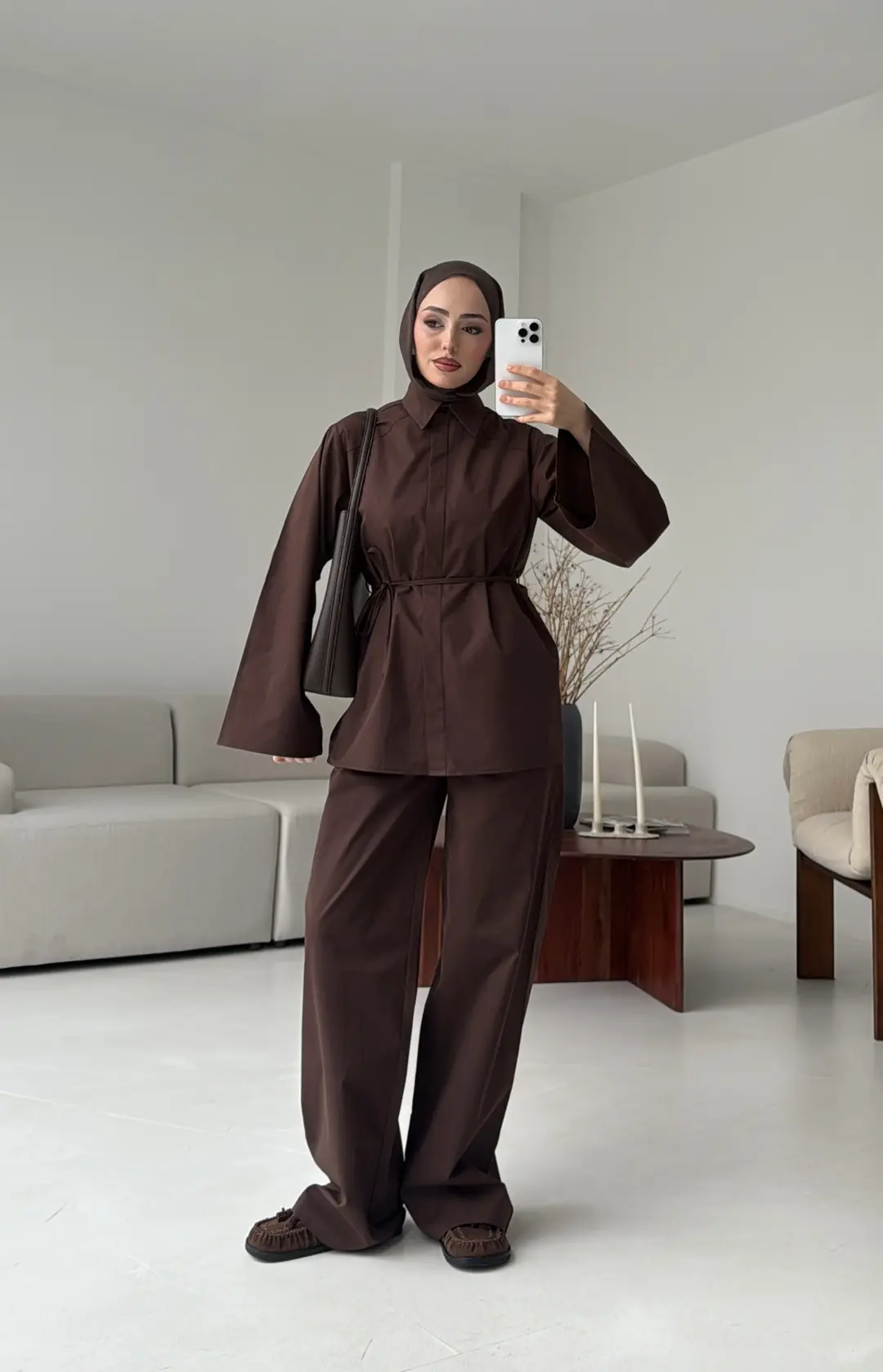 Cotton Takım Kahve - Görsel 5