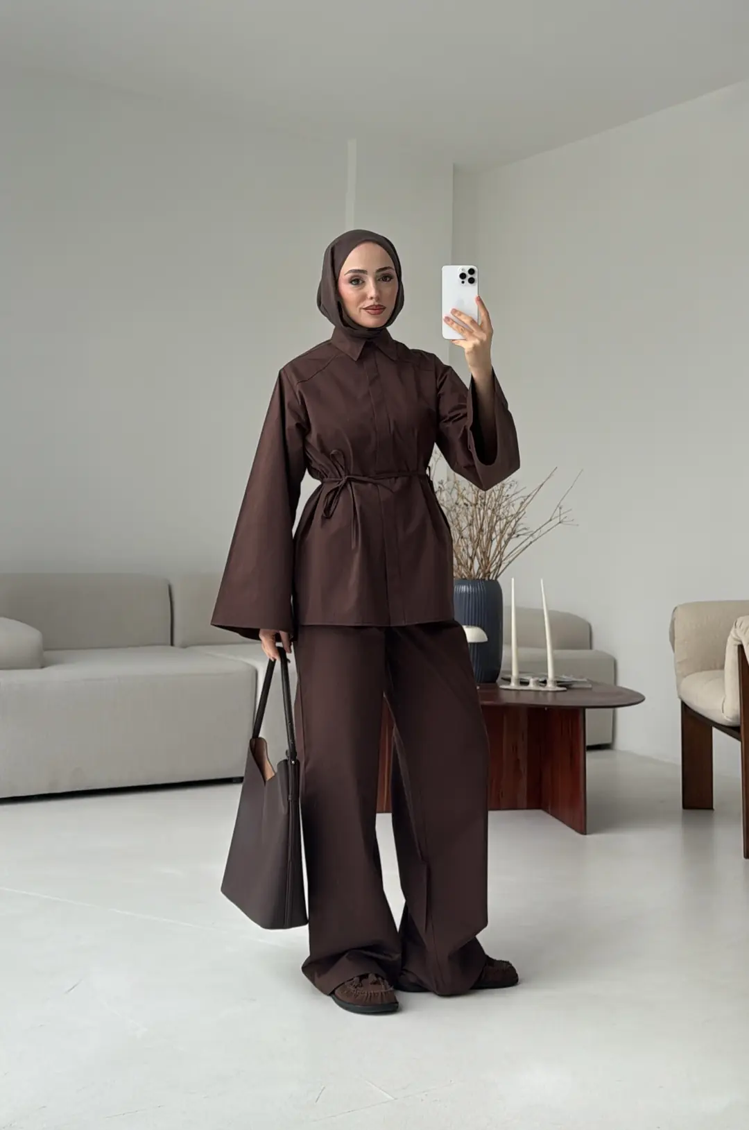 Cotton Takım Kahve - Görsel 7