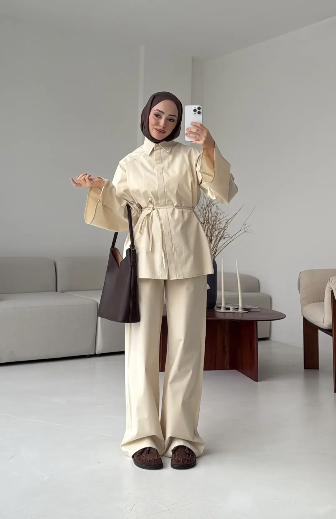 Cotton Takım Krem - Görsel 3