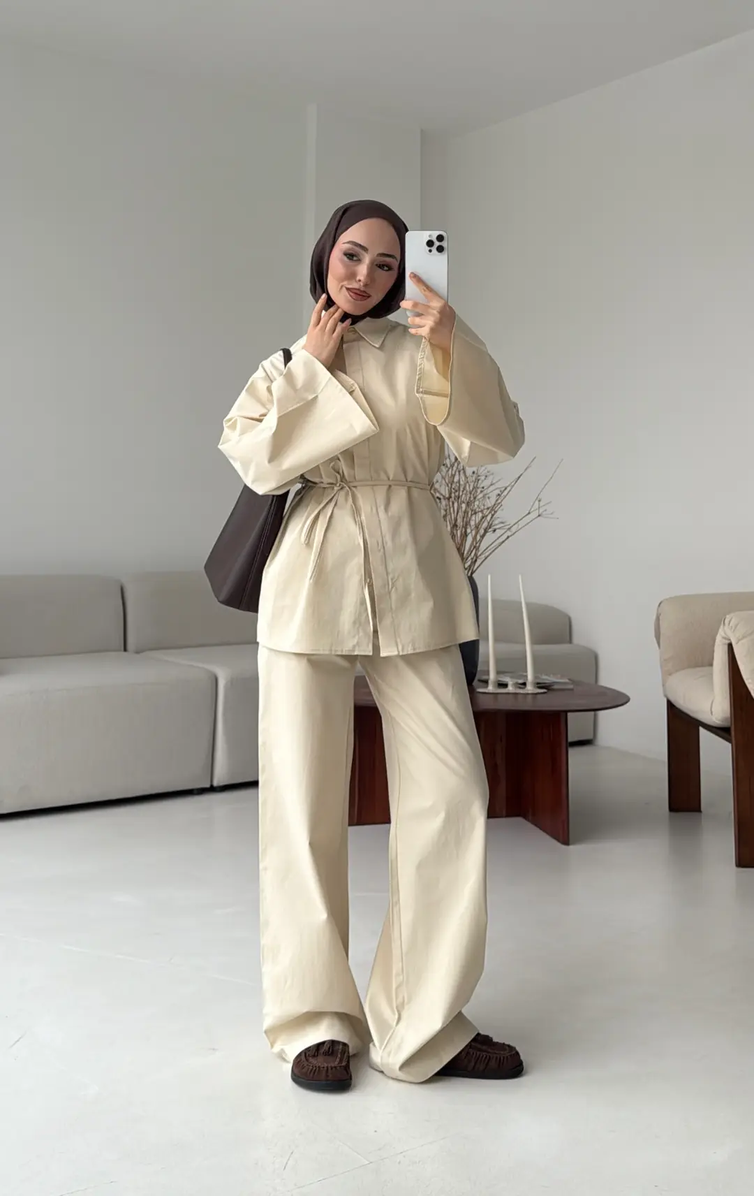 Cotton Takım Krem - Görsel 6