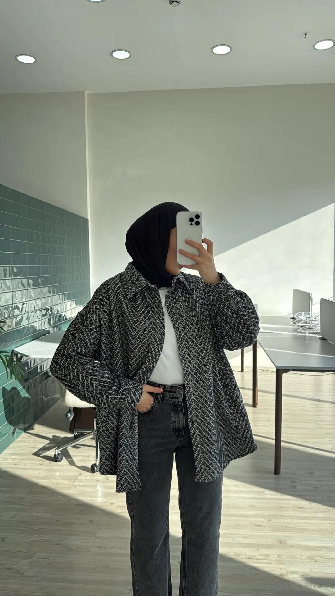 Desenli Ceket/Gömlek