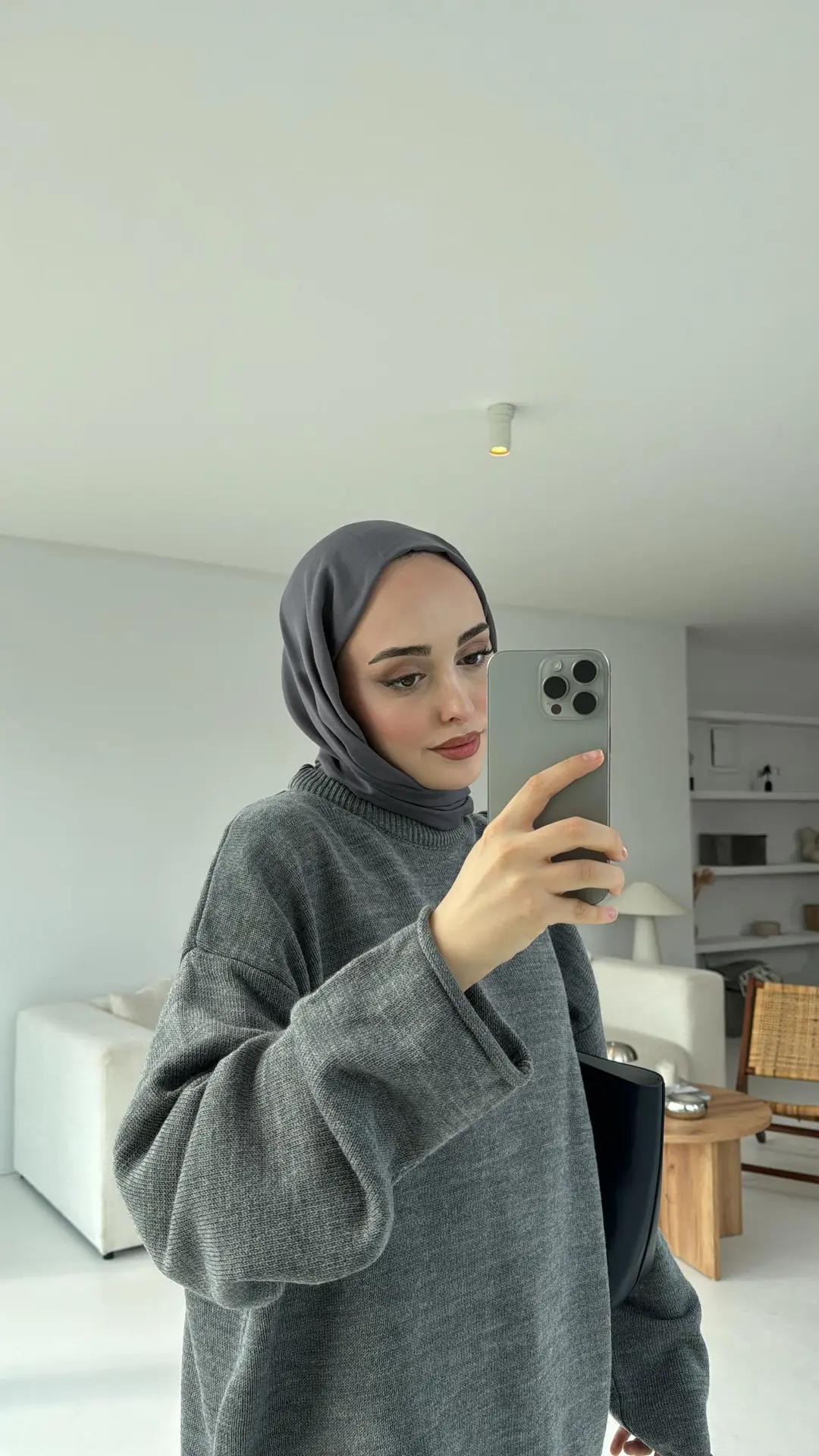 Dikişsiz Premium Triko Antarasit - Görsel 3